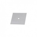 Contre plaque inox 60x60 tige filetee 10 elevage porc