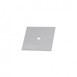 Contre plaque inox 60x60 tige filetee 10 elevage porc