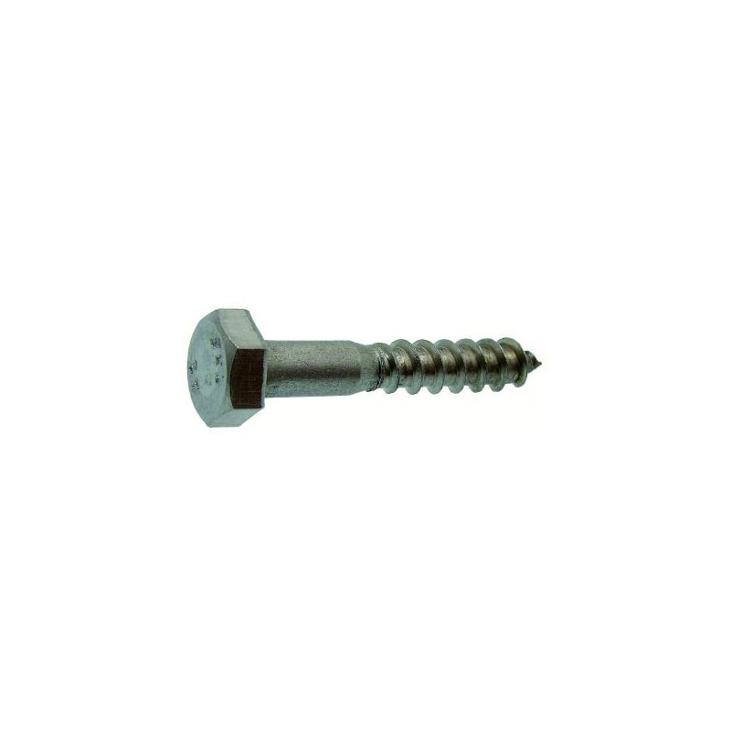 Tirefond inox tete hexa M8x50 elevage Tirefond inox tete hexa M8x50 elevage