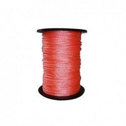 Corde nylon orange D8 bobine 100m elevage porc