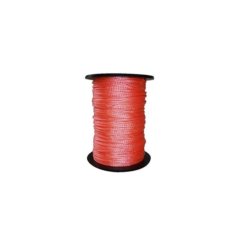 Corde nylon orange D8 bobine 100m elevage porc