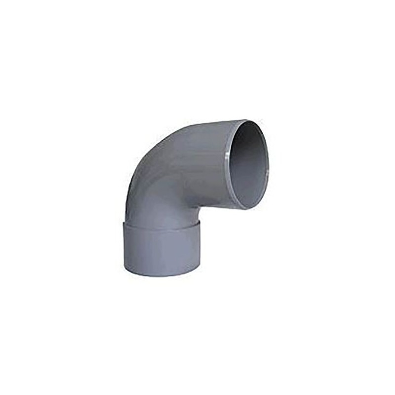 Coude M/F PVC evacuation 90 D63 elevage Coude M/F PVC evacuation 90 D63 elevage
