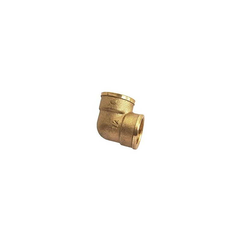 Coude laiton 90 fem/fem 3/4'' elevage Coude laiton 90 fem/fem 3/4'' elevage
