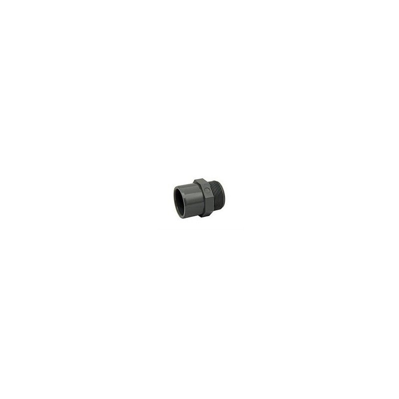 Embout filete D25x20x1 2 PVC elevage Embout filete D25x20x1 2 PVC elevage