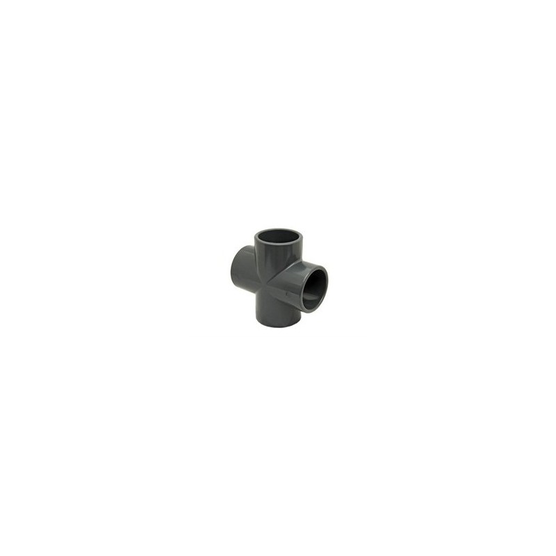 Croix PVC pression PN16 D63 elevage Croix PVC pression PN16 D63 elevage