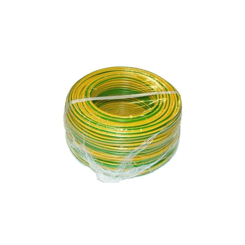 Cable HO7VK 6 vert/jaune elevage