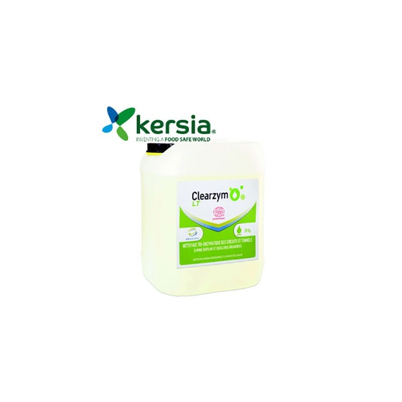 Detergent trienzymatique moussant CLEARZYM LT 20KG hygiene batiment elevage