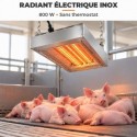 Radiant chauffage PS 800 W Porc elevage
