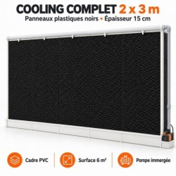 cooling complet cadre plastique refroidissement elevage porc volaille
