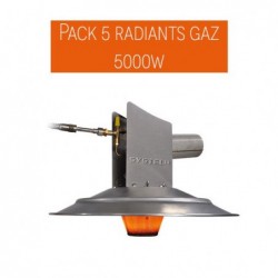 pack Radiant gaz SYSTEL SOLAIR 5000w Volaille