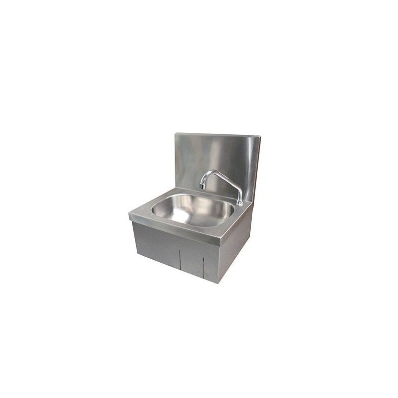 Lave main avec jupe tout inox