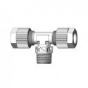 Té mâle PVDF 1/4''