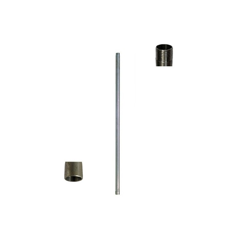 Tuyau inox 750 tube raccordement M/F descente eau élevage porc Tuyau inox 750 tube raccordement M/F descente eau élevage porc