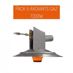 pack Radiant gaz SYSTEL SOLAIR 7200w Volaille