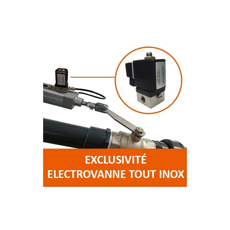 Electrovanne inox vanne soupe 24vDC Porc elevage