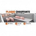 plaque chauffante avec sonde 1,20m maternite porcelets chauffage elevage porcin