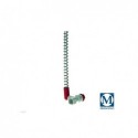 Fin de rampe tube carré 22x22 abreuvement volailles MONOFLO