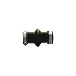 Raccord soufflet 22x22 avec colliers de serrage