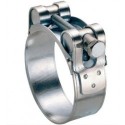 Collier de serrage a tourillons Inox ø 74 a 79
