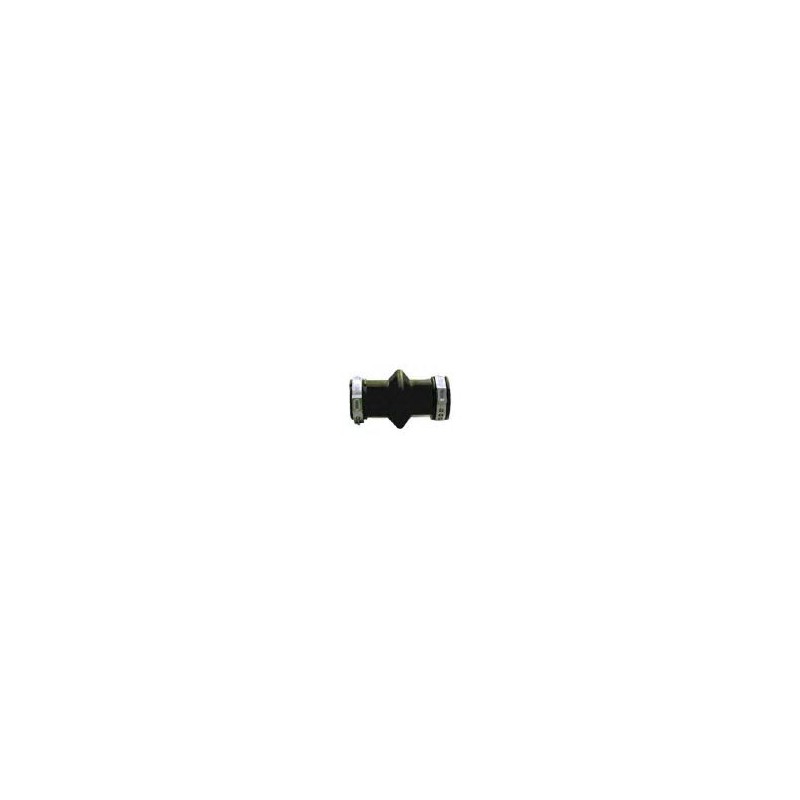 Raccord soufflet 22x22 avec colliers de serrage