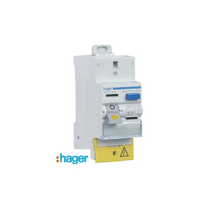 Inter differentiel 2P 40A 300mA AC elevage