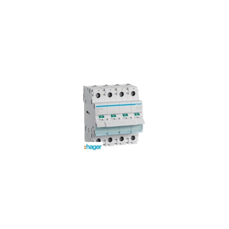 Interrupteur modulaire 4 poles 40A elevage