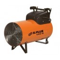 Canon air chaud électrique en inox 6.6/10 kW - 1786 m3/h