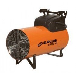 Canon air chaud électrique en inox 10/15 kW - 2382 m3/h