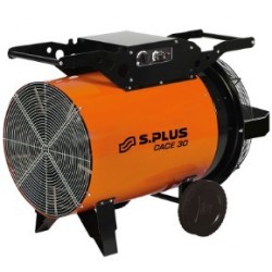Canon air chaud électrique en inox 20/30 kW - 4600 m3/h