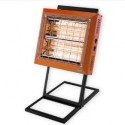 Radiant infrarouge élec halogène 1.5/3 KW