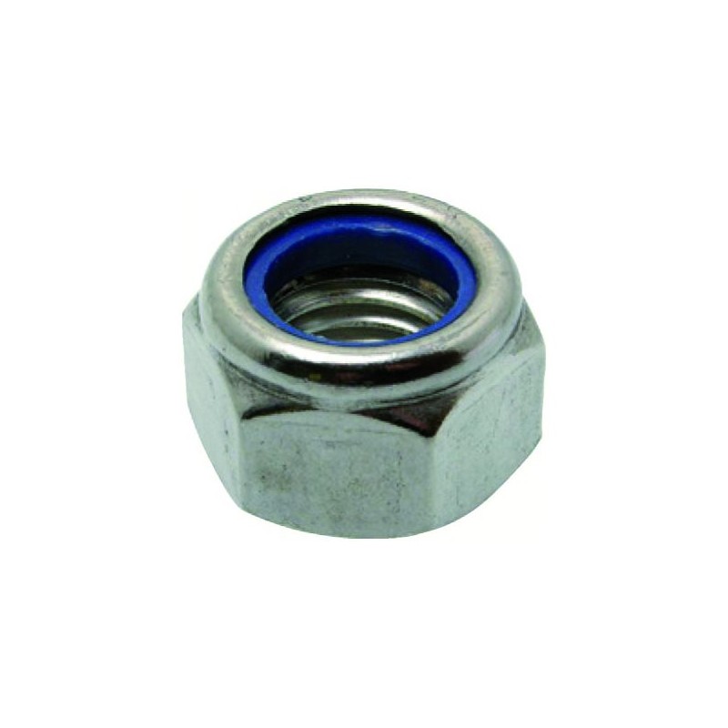 Ecrou frein inox hexa M8 elevage Ecrou frein inox hexa M8 elevage