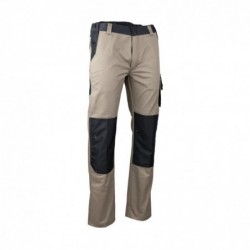 Pantalon Priam Beige/Gris sombre - T52