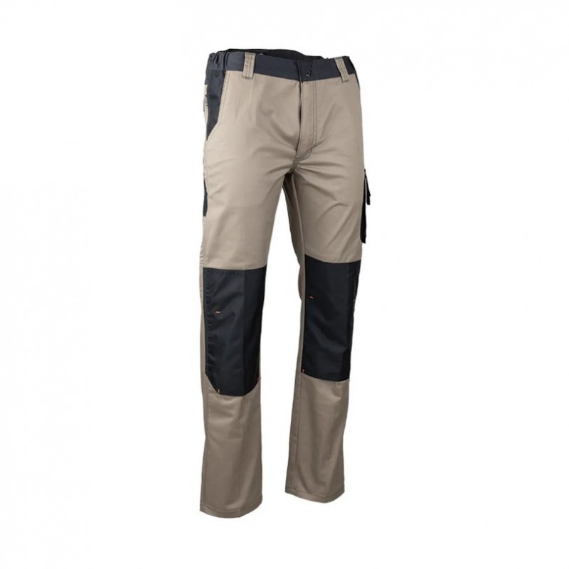 Pantalon Priam Beige/Gris sombre - T52