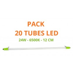 Pack 20 tubes LED intégrés 24W 6500K