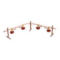 Satellite demarrage 4 minicups LUBING 403224 Volaille