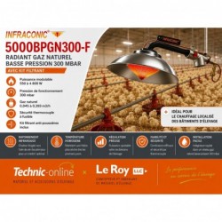 Radiant INFRACONIC 5000BPGN300 avec kit filtrant