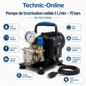 Pompe de brumisation professionnelle radiale 4 L/m