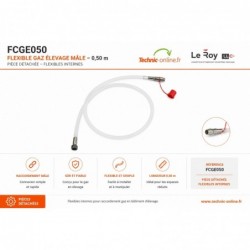 Flexible gaz élevage mâle INFRACONIC 0,50 m