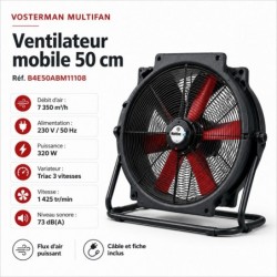 Ventilateur mobile ø500 mm