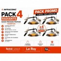 PACK 4 Radiants INFRACONIC 1500W