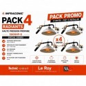 PACK 4 Radiants INFRACONIC 5000W pour gibier