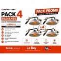 PACK 4 Radiants INFRACONIC 1500W pour gibier