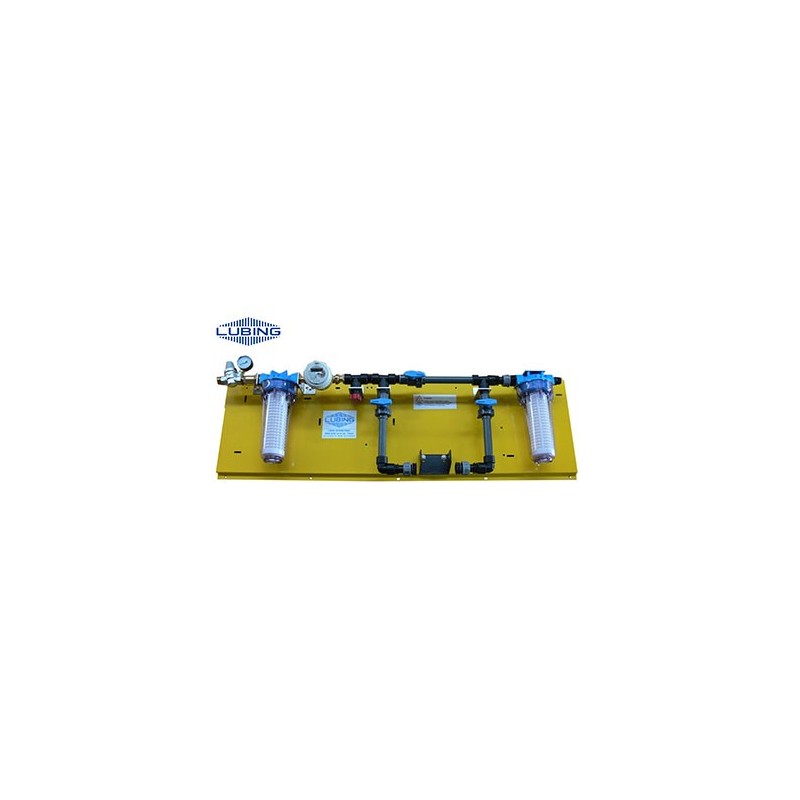 Tableau d'eau compteur 2 filtres traitement eau LUBING 4178 Volaille