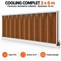 Cooling complet 2 × 6 m avec panneaux cellulose 10 cm