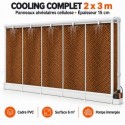 Cooling complet 2 × 3 m – panneaux cellulose 15 cm
