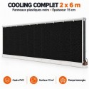 Cooling complet Lubing 2 × 6 m avec cadre PVC
