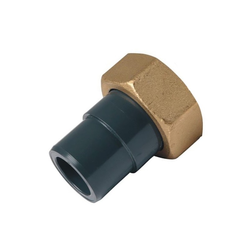 Douille PVC chaleur D50 ecrou 2'' elevage