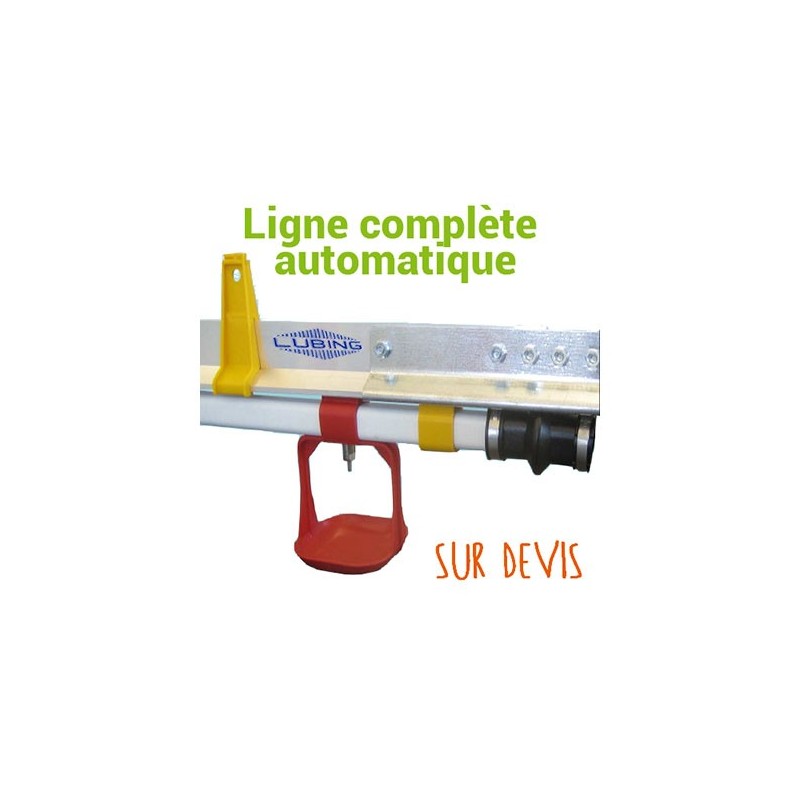 Ligne abreuvement pipettes canards Lubing