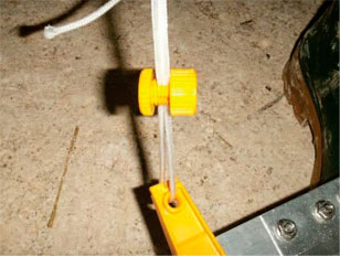 montage ligne eau lubing pipette volaille poules